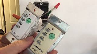 How To Install and Wire Ceiling Fan Remote Control Switches [upl. by Joerg]