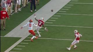 Musso Gets Second Interception vs Illinois [upl. by Mclain393]