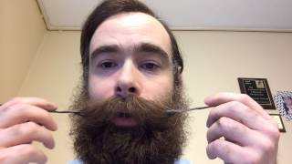 Clubman moustache wax Chestnut color [upl. by Cosmo975]