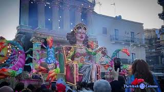 Carnevale di Acireale 2023  Carro Allegorico “ La Sfida Di Atlante “ [upl. by Samohtnhoj]