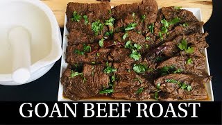 GOAN STYLE BEEF ROAST RECIPE  BEEF ROAST BEEF RECIPE BY NATASHA [upl. by Nywloc]