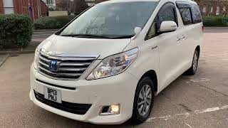 Toyota Alphard 24 Petrol Hybrid 7 Seats Auto ULEZ [upl. by Neroc]