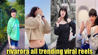 Riva Arora all trending viral reels  Instagram viral reels [upl. by Colbye]