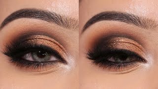 Cut Crease Eye Makeup Tutorial  Cut Crease Eye Makeup For Beginners [upl. by Nanoc]