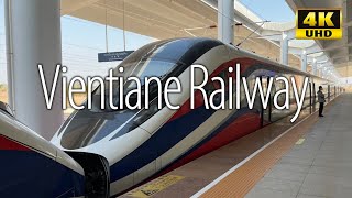 라오스1 비엔티안 고속열차 Vientiane Railway Station 4K [upl. by Sonitnatsnoc604]