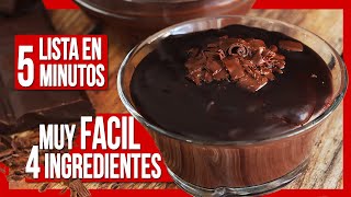 😋 NATILLAS DE CHOCOLATE Caseras ► Amarás este POSTRE Frío en VERANO [upl. by Terraj]