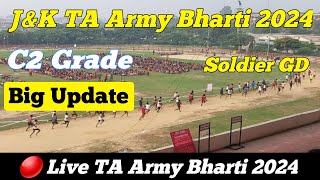 Jampk TA Army Bharti 2024C2 GradeSoldier GDLive TA Army Bharti 2024 [upl. by Enirac452]