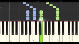 Sizilianisch  Robert Schumann Piano Tutorial Synthesia [upl. by Jeannine263]