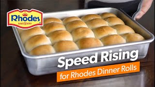 Speed Rising Rhodes Dinner Rolls [upl. by Adelina]