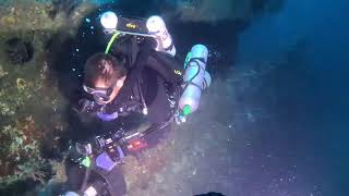 Dive to the Shipwreck “Caicos Express” [upl. by Yennor]