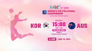 KORAUSPOOL D15th Asian Women’s U18 [upl. by Aerdnahs]