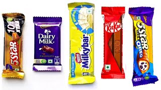 10 Chocolate Unboxing  KitKat vs Dairy milk  Candy Chocolate Lollipop [upl. by Nacim]