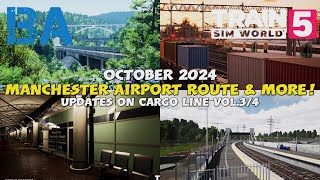 Manchester Commuter Cargo Line Vol34 amp More  Roadmap October 2024  News  Train Sim World 5 [upl. by Eedebez367]