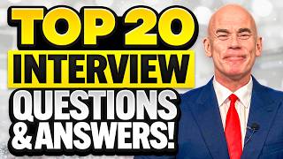 TOP 20 INTERVIEW QUESTIONS and ANSWERS How to PASS a JOB INTERVIEW INTERVIEW TIPS [upl. by Harpp]