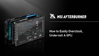 All You Need To Know  MSI AFTERBURNER How to Easily Overclock Undervolt A GPU  MSI [upl. by Lay]