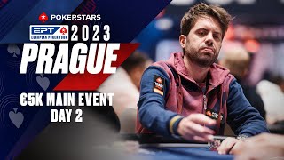 EPT Prague 2023 €5K Main Event  Day 2 Livestream ♠️ PokerStars [upl. by Dnalloh]