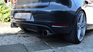 VW Golf mk6 GTI Remus exhaust sound  Pops and bangs  Stg1 [upl. by Herc]