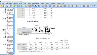 Binary logistic regression using SPSS 2018 [upl. by Aihsila]