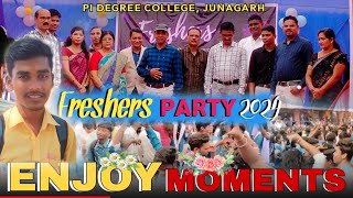 Freshers Party 2024🥳🎉Pi Degree College Junagarh Kalahandi😍Welcome Function Junagarh📍Junagarh College [upl. by Edahs243]