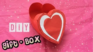 🌹 DIY GIFTBOX KNUTSELEN VAN PAPIER VOOR VALENTIJN MOEDERDAG VADERDAG IDEE [upl. by Nwahsor]