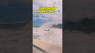 I was Scared For His LIFE… surf hurricane scary beach ocean surfing shorts viralvideos fl [upl. by Googins474]