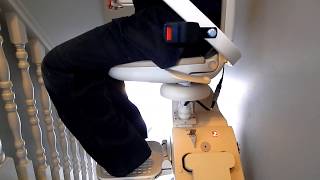 Acorn  Brooks 130 Stairlift Features and Demonstration [upl. by Habas403]