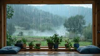 NATURAL RAIN for Sleep amp Relaxing amp Studying  Rain sound for sleeping [upl. by Garrot]