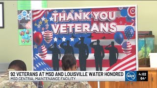 Veterans at MSD Louisville Water honored [upl. by Ecyar]