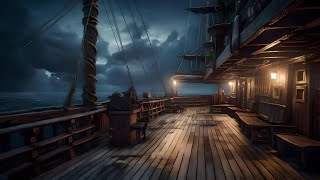 Pirate Folk Music of the Lost Seas  Relaxing Waves Ambience [upl. by Felske]