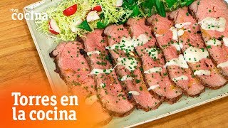 Cómo hacer roast beef  Torres en la Cocina  RTVE Cocina [upl. by Beitnes]