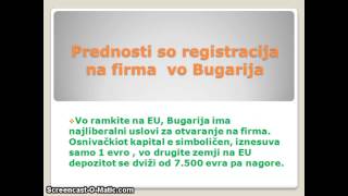 Kako do rabota vo Evropa  registracija na firma vo Bugarija [upl. by Robinson]