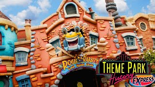 The Theme Park History Express of Roger Rabbits Car Toon Spin DisneylandTokyo Disneyland [upl. by Ynatsyd574]