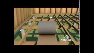 Kingspan AIRCELL Installation Video  Suspended Framed Floor Insulation [upl. by Nogaem]