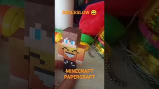 SMILESLOW FIGURKA 3D minecraft figurka z papieru zróbtosamdoityourself papercraft smileslow [upl. by Otter]