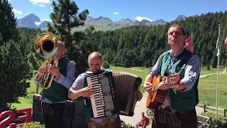 So nice German folk music in St Moritz Switzerland [upl. by Yaya]