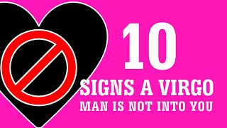 10 Signs a Virgo Man is Not Into You [upl. by Airym]