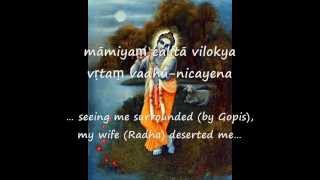 Gita Govindam  Ashtapathi 7 Hari Hari Mamiyam chalita Full English translation [upl. by Lenci731]