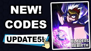 NEW ALL WORKING BLADERS REBIRTH UPDATE 5 CODES  ROBLOX BLADERS REBIRTH CODES [upl. by Alyos]