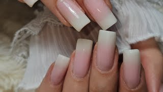 uñas naturales cubiertas con polygel [upl. by Kingsley]