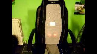 HoMedics SBM400HX 3D Extended Track Shiatsu Back Massager With Heat [upl. by Hahnert]