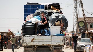 Gazans repair indispensable war damaged solar panels amid power outage [upl. by Verine]