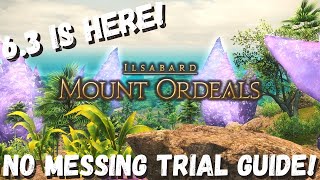 Mount Ordeals Trial Guide  Normal Boss Guide  FFXIV 63  ENDWALKER [upl. by Atinuj532]