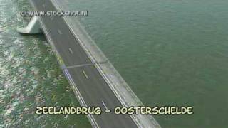 Zeelandbrug Oosterschelde aerial shots [upl. by Flower]