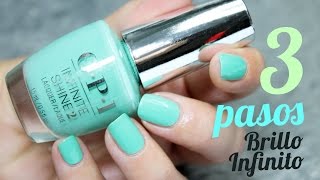 3 PASOS para una manicura  DURADERA con OPI Infinite Shine [upl. by Pazia]