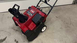 Why won’t my toro CCR 3000 CCR 2000 start Snowblower repair [upl. by Ynittirb11]