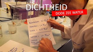 natuurkunde uitgelegd DICHTHEID DODE ZEE WATER [upl. by Tore460]