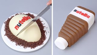 NUTELLA Chocolate Cakes Are Very Creative And Tasty  Best Chocolate Cake Video  Tasty Plus Cake [upl. by Attenol329]