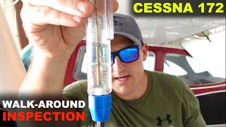 How to do a PREFLIGHT Inspection  Cessna 172 [upl. by Neurath]