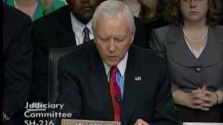 Senator Orrin Hatch Questions Judge Sonia Sotomayor [upl. by Enilreug685]