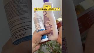 Top 3 Body Lotions For Winter🧴⛄️ Body Lotions for dry flaky skin shorts winter winterskincare [upl. by Strain]